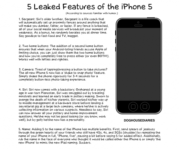 5 Leaked Features of the iPhone 5